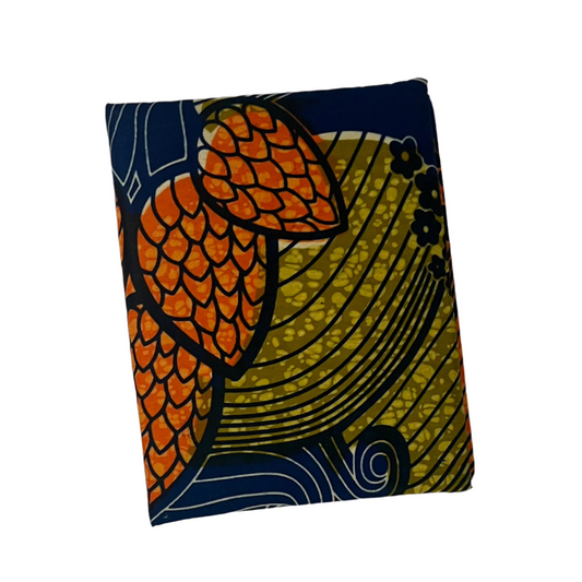 Reflection Binder Journal Orange African Print